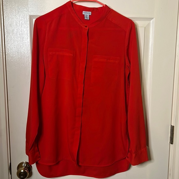Paraphrase Button Down Blouse - Picture 1 of 4